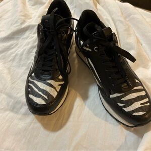 MICHAEL Michael Kors Zebra Print Athletic Shoes